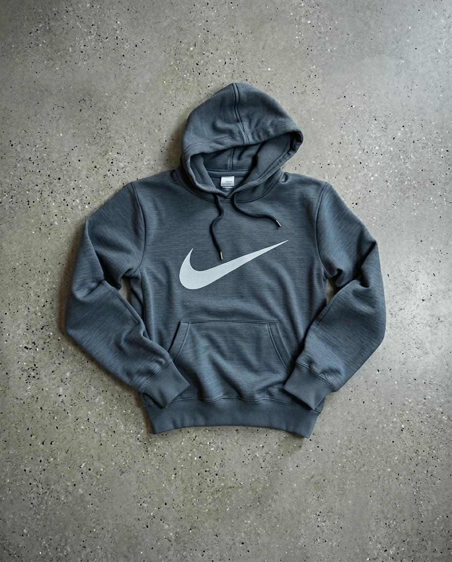 Béton brut — Hoodie Nike gris - après