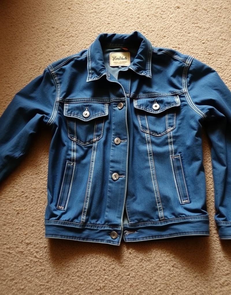 Chêne clair — Veste en jean vintage - avant